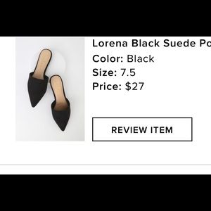 New never worn mules